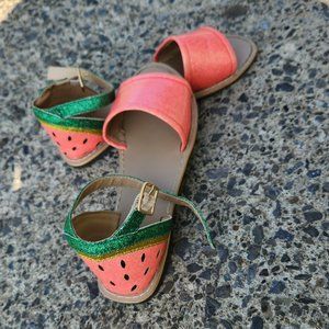 Girls J. Crew Crew-Cuts Watermelon Sandals